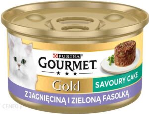 Gourmet Gold Savoury Cake Jagnięcina Zielona Fasolka 85G