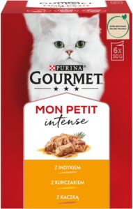 Gourmet Mon Petit Intense Kolekcja Drobiowych Filecików 6x50g