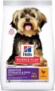 Hill’S Science Plan Adult 1+Sensitive Stomach&Skin Small&Mini Z Kurczakiem 6Kg