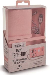 If Bookaroo Travel Tech Tidy Organizer Podróżny Różowy