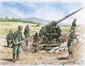 Italeri Gun With Crew (6122)