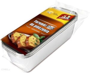 Jan Niezbędny Aluminiowe foremki do pieczenia Ciast i Pasztetów 3 szt.