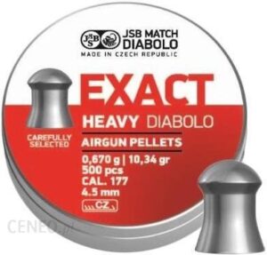 Jsb Match Diabolo Śrut Exact Heavy 4,52 500