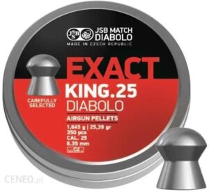 Jsb Match Diabolo Śrut Exact King 6,35 350