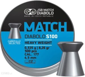 Jsb Match Diabolo Śrut Match Heavy S100 4,50 500