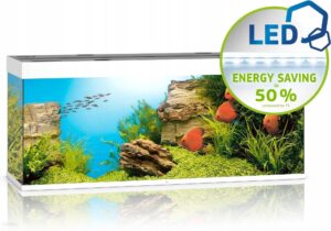 Juwel Rio 450 Led Helialux Akwarium Zestaw Biały