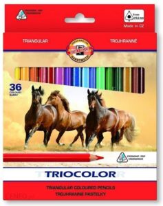 Koh-I-Noor Koh I Noor Kredki Triocolor 36 Kolorów