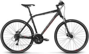 Kross Evado 5.0 Czarny Czerwony Mat 28 2019