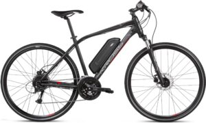 Kross Evado Hybrid 1.0 28 Czarny Czerwony Mat 2021