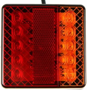 LAMPA TYLNA LED ZESPOLONA 12/24V PRZYCZEPY LAWETY ZM.313
