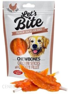 Let’S Bite Chewbones Calcium Sticks With Chicken Fillet 80G