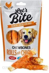 Let’S Bite Chewbones Rolls With Chicken 80G