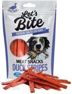 Let’S Bite Meat Snacks Duck Stripes 80G