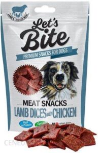 Let’S Bite Meat Snacks Lamb Dices With Chicken 80G