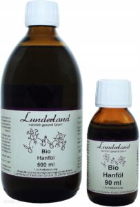Lunderland Olej konopny Bio dla psów i kotów 500ml