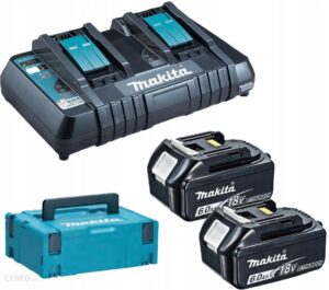 MAKITA Zestaw Zasilający 2X 6 AH BL1860 + DC18RD 9306823262