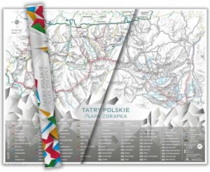 MAPA ZDRAPKA SZLAKÓW TATRY POLSKIE