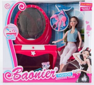 Mega Creative Lalka 29cm Plus Akcesoria Na Baterie Plus Toaletka 464482