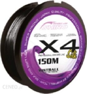 Mistrall Plecionka Shiro Silk Braided Line X4 0,10mm Black 150m ZM-3428010
