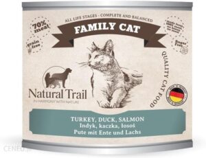 Natural Trail Family Z Indykiem Kaczką I Łososiem 200G