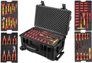 Neo Tools Szkrzynia narzędziowa dla elektryków 52cz. NEO