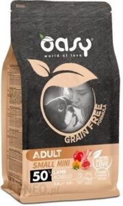 Oasy Grain Free Adult S/M Small Mini Jagnięcina 800G