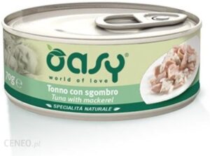 Oasy Natural Puszka Tuńczyk Z Makrelą 70G