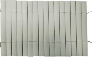 Obi Osłona balkonowa PVC szara 100x300cm