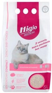 Partner In Pet Żwirek Dla Kota Bentonitowy Zapach Baby Powder Higio Compact 5L