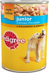 Pedigree Junior Z Kurczakiem W Galaretce Dla Szczeniąt Puszka 400G