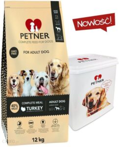 Petner Z Indykiem Dla Dorosłych Psów Dużych Ras 12Kg