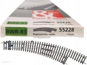 PIKO A-GLEIS ZWROTNICA ŁUKOWA PRAWA BWR-R3 55228