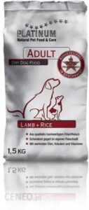 Platinum Adult Lamb & Rice 1,5Kg