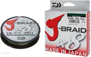PLECIONKA DAIWA J-BRAID DARK GREEN 300M-0,20MM 12751120