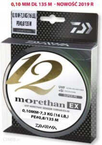 Plecionka Moretan 12BEX 0,10 mm dł 135 M Lime Gr