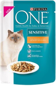 Purina One Coat & Hairball Kurczak Z Zieloną Fasolką 24x85G