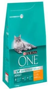 Purina One Karma Dla Kotów Bogata W Kurczaka I Pełne Ziarna 1,5kg