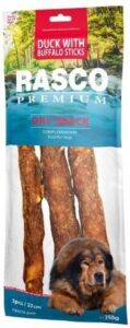 Rasco Premium Pałeczki Bawole 27Cm Z Kaczką 3szt.
