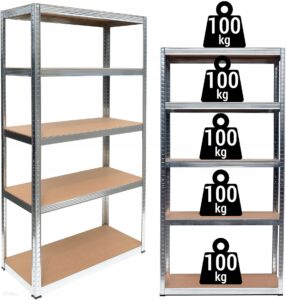 Regał Magazynowy Metalowy Garażowy Biurowy 180×90