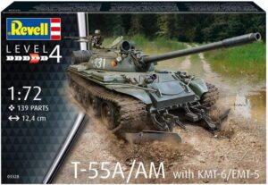 Revell T-55A/AM with KMT-6/EMT-5 – 03328 1:72