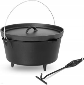 Royal Catering Kociołek Żeliwny – 7,2 L – Nóżki Rcpp-8Qth