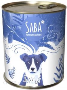 Saba Junior Dla Szczeniąt Z Indykiem 850G