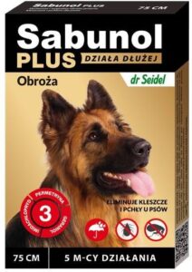 Sabunol Plus Obroża Przeciw Pchłom 75Cm