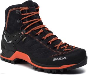 Salewa Ms Mtn Trainer Mid Gtx Gore Tex 63458 0985 Asphalt Fluo Orange