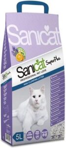 Sanicat Żwirek Sepiolitowy Super Plus Lavender&Orange 10L