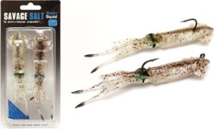 Savage Gear 3D Tpe Swim Squid 125Mm 25G Green Eye 2Szt (62429)