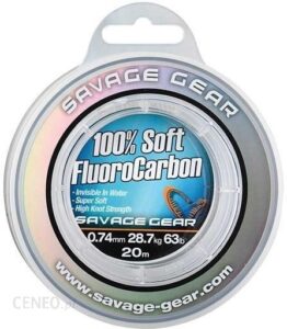 Savage Gear Fluorocarbon Soft 0.74mm 20M 28.7kg 0,74