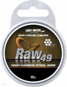 Sg Przypon Savage Gear Raw49 0.54mm 23kg linka
