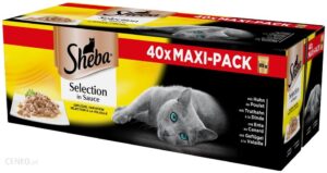 Sheba Selection In Sauce Smaki Drobiowe W Sosie 40X85G