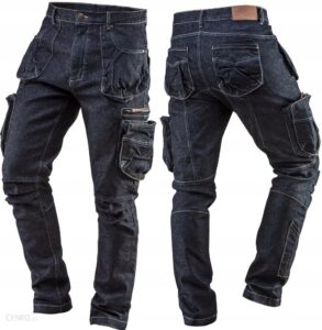 Spodnie Robocze Neo Jeans Stretch 5 Kieszeni Xxl